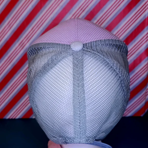 Boys Lie Pink Corduroy Snapback Trucker Hat Cherub Angel - Picture 6 of 9